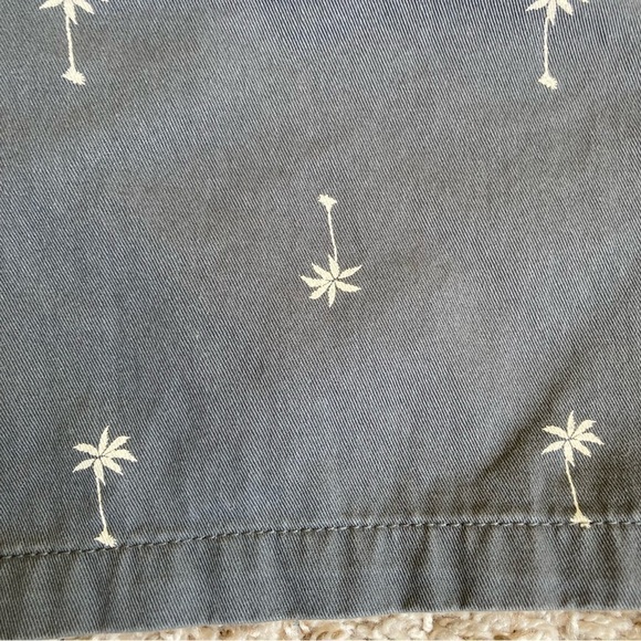 Junk Food x Disney Mickey Mouse Palm Tree Flat Front Chino Shorts Grey 7” M - Picture 12 of 16